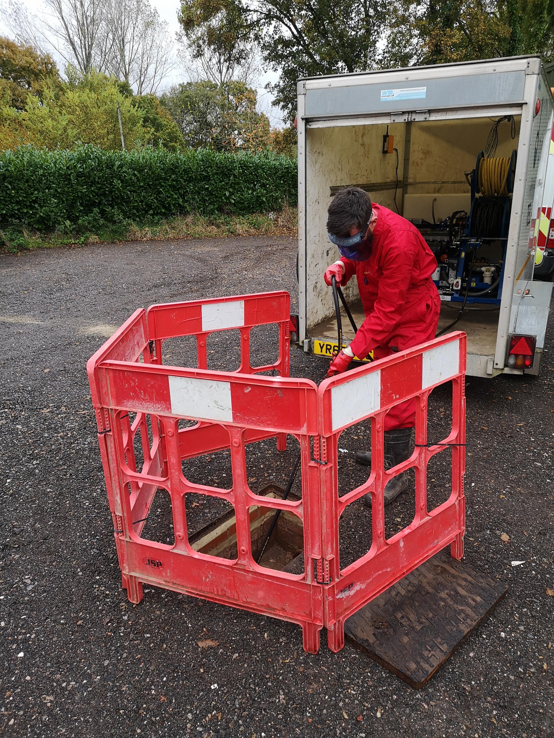 Emergency drain repairs in Devon