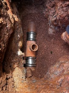 new sewer connection