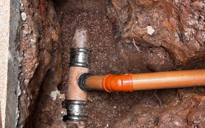 New sewer connection installation in Exeter