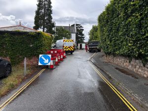 new sewer connection