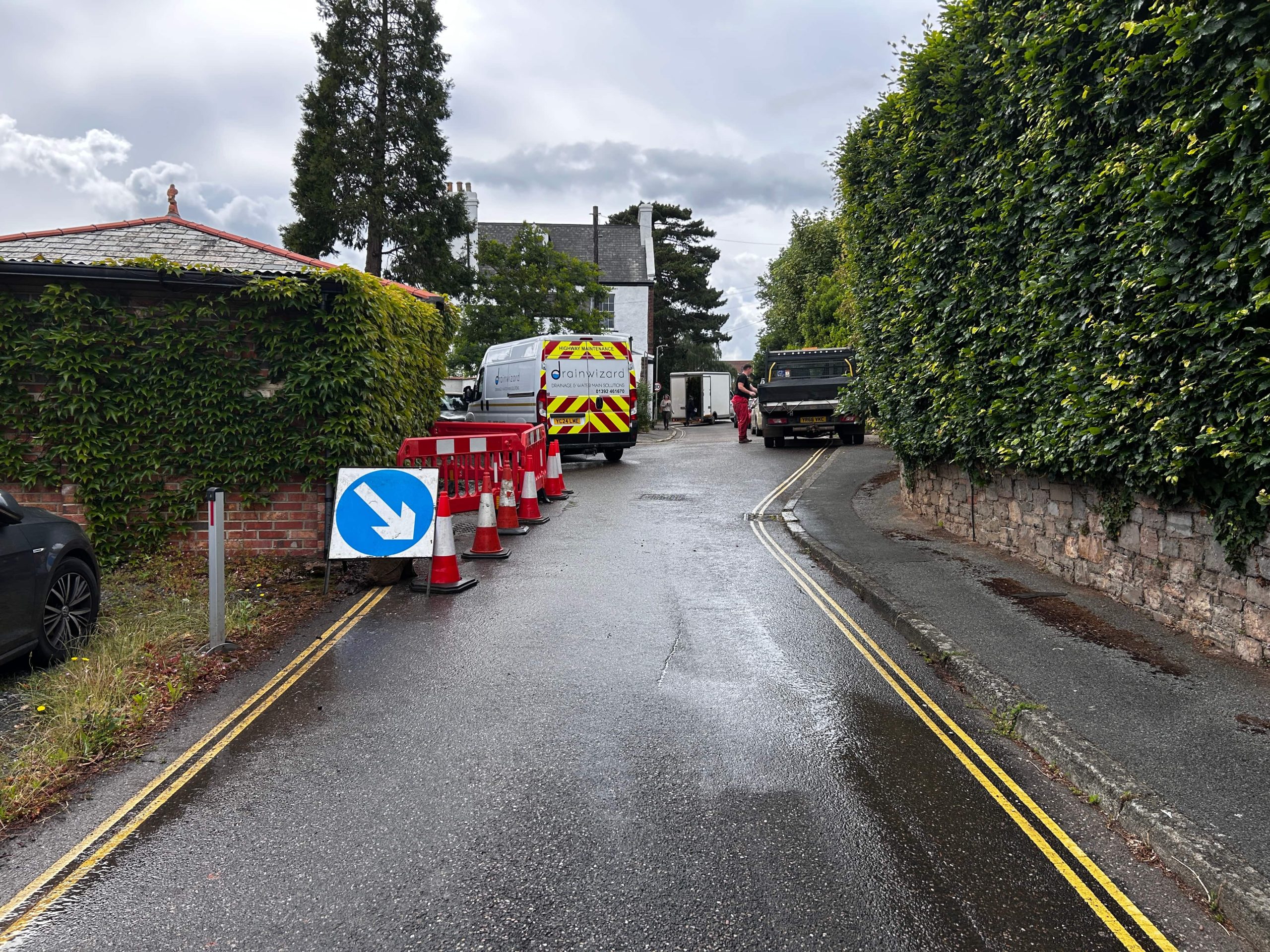 new sewer connection
